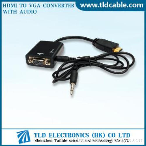 HDMI to VGA Converter Cable with Audio Male to Female